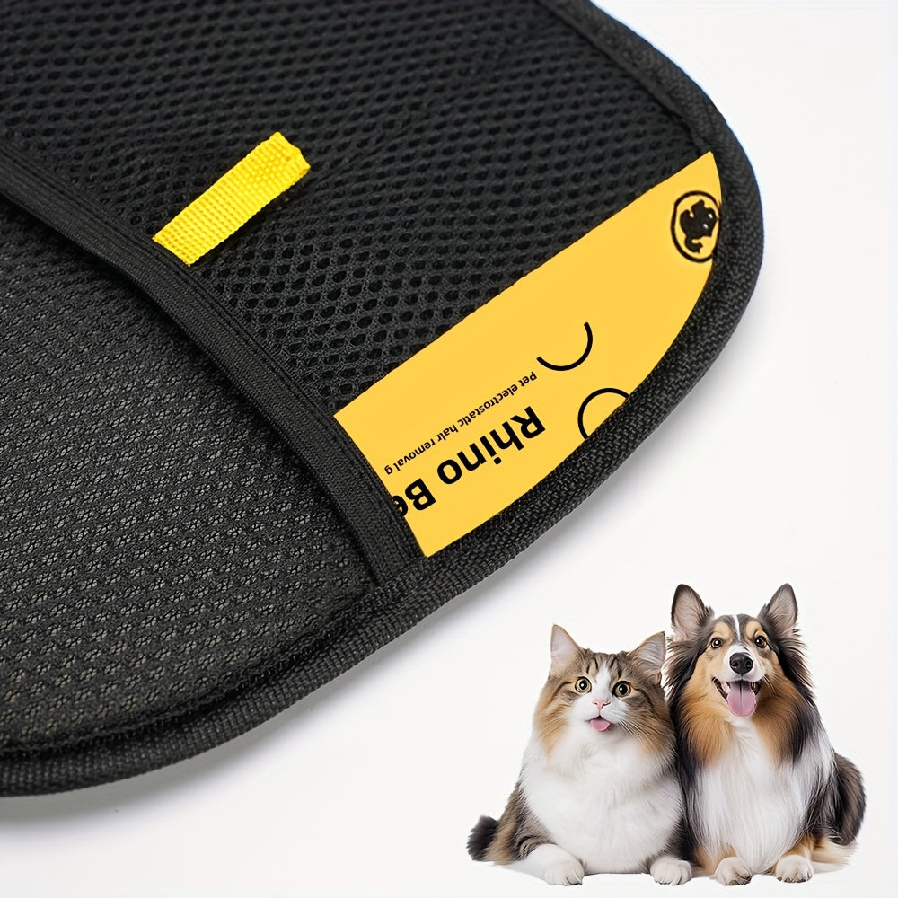 FURGLIDE - Large Pet Grooming Gloves for Hair & Lint Removal