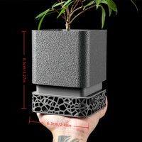 GEOPOT – Modern Geometric Planter with Drainage Tray for Clean Plant Display