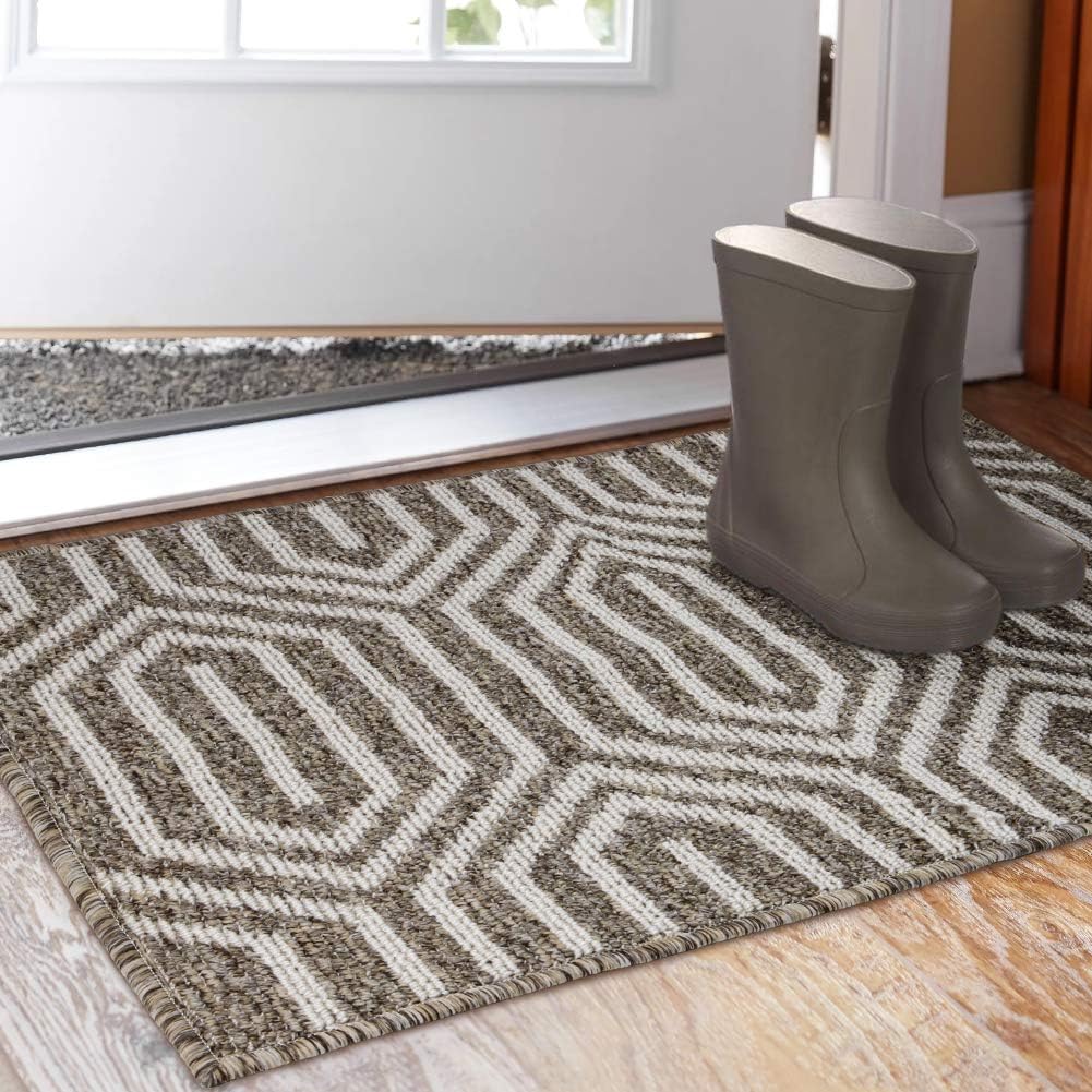 GRACEHAVEN - Soft Velvet Indoor Anti-Slip Entrance Mat