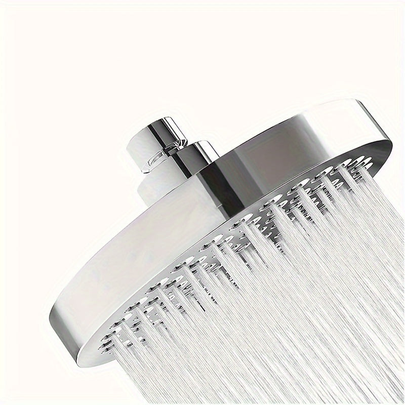 LUXRAIN - Premium Rain Shower Head 1pc, Anti-Clog Nozzles & Adjustable Angles for Ultimate Shower Comfort