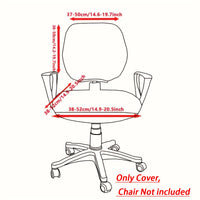 OFFICEGUARD – Elastic Split Cover Set Chair/Back for Clean