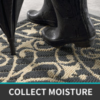 PUREHOME - Low Profile Indoor Mat Entryway Rug Non-Slip 1pc