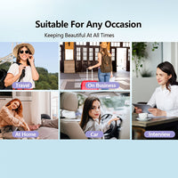 AURISTYLE - Compact Cordless Hot Comb Brush with Type-C Fast Charging