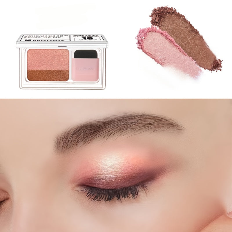 GLAMISTA - Long-Lasting Waterproof Eyeshadow Palette, 5-8 Shimmery Versatile Colors