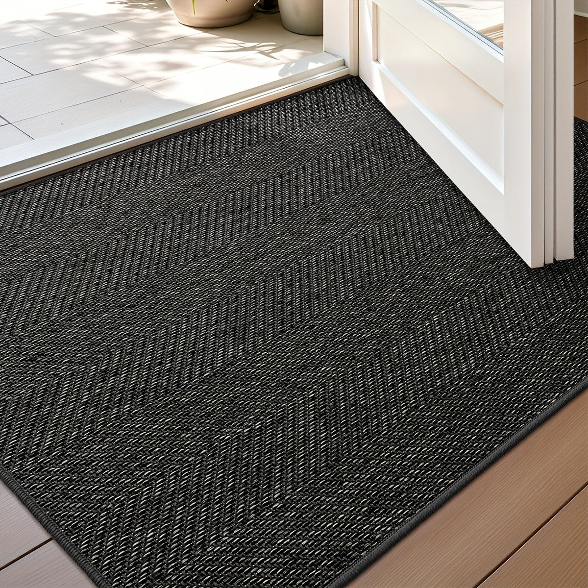 GREETWAY - Durable Summer & Autumn Striped Entry Mat