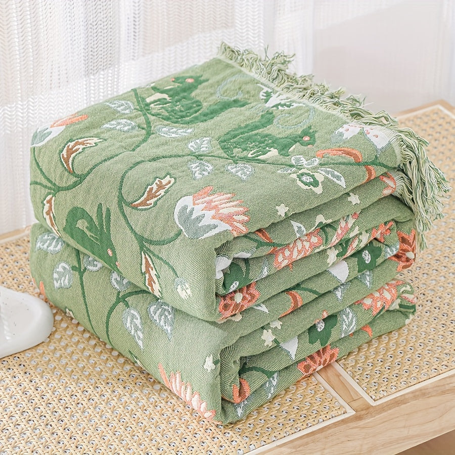 CLOUDCOVER – Lightweight Reversible Cotton Chiffon Bedspread for All-Season Comfort