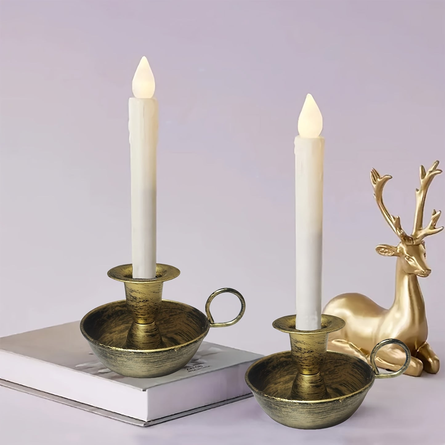 NORDIQUE IRON – Vintage Art Deco Candle Holder