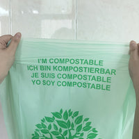 ECOBINZ - Extra Thick Compostable Food Waste Bags 6L/8L/10L/30L 3 Gallon, 50/25 Count Roll