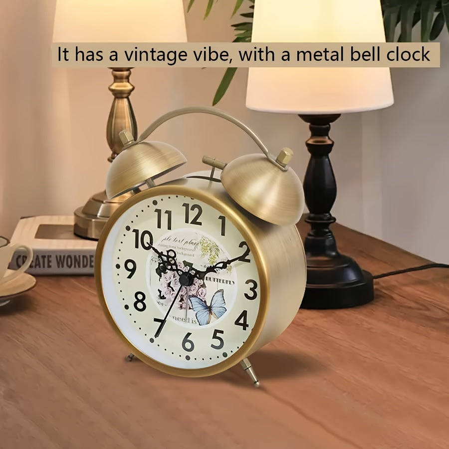 NORDIBELL – Scandinavian Vintage Luminous Alarm Clock