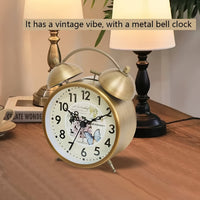NORDIBELL – Scandinavian Vintage Luminous Alarm Clock