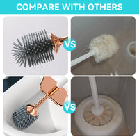 BATHORIA - Modern Bathroom Cleaning Brush with Durable Holder