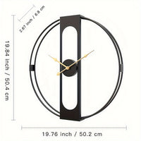 IRONHOUR – Modern 50CM Metal Wall Clock