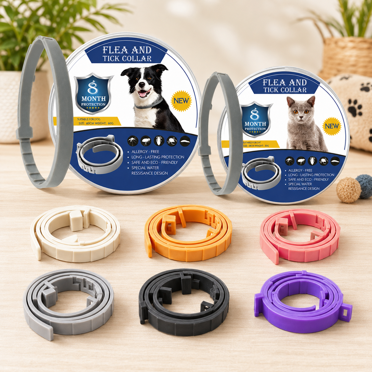 PETGUARD – Floh- und Zeckenschutz-Halsband