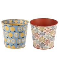 FLORALPOT – Decorative Metal Planter Set for Stylish Plant Display