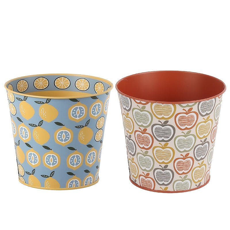 FLORALPOT – Decorative Metal Planter Set for Stylish Plant Display