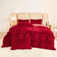 HUECOMFY – Multicolor Polyester Duvet Cover Set