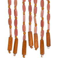 PEARLBAMBOO – Decorative Bamboo Bead Curtain for Stylish Doorway Privacy