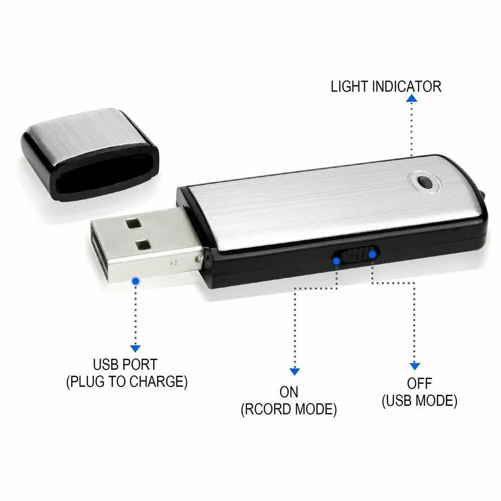 ECHONOVA – Flash Drive Audio Recorder with Smart Voice Detection