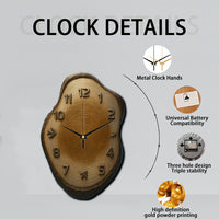 TIMBERMOD – Modern Wooden Large Decorative Wall Clock