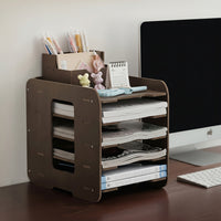 STACKWISE - Multi-Tier File Frame & Book End Desk Organizer