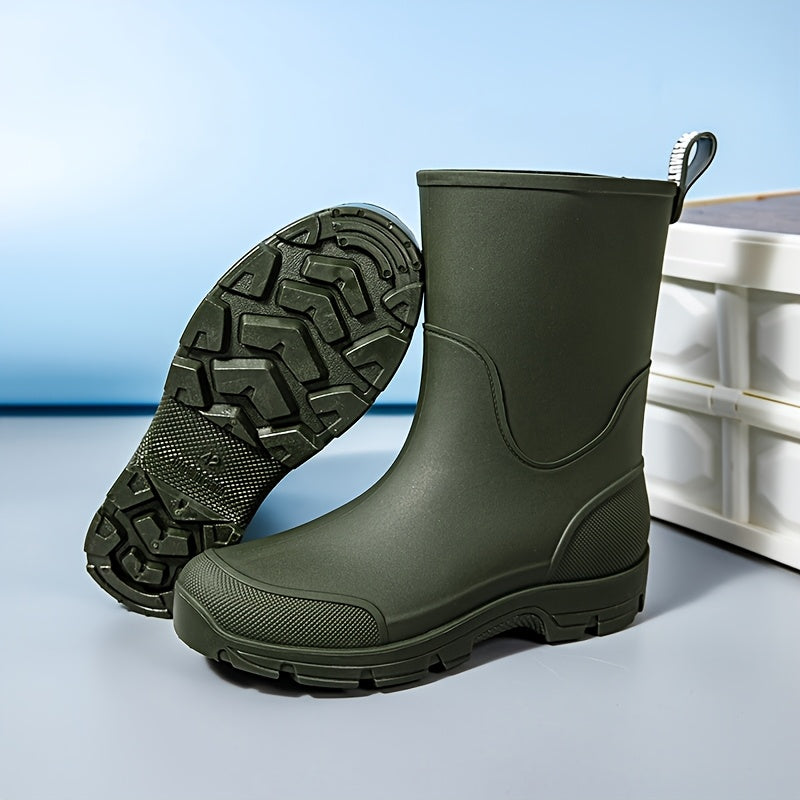 RAINSTEP – Durable Mid-Calf Waterproof Boots for Men & Women