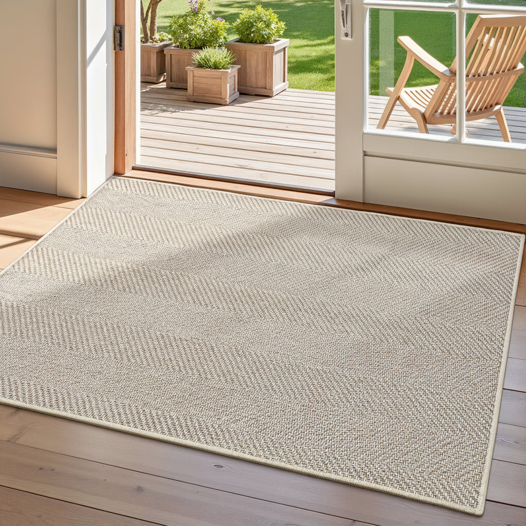 GREETWAY - Durable Summer & Autumn Striped Entry Mat
