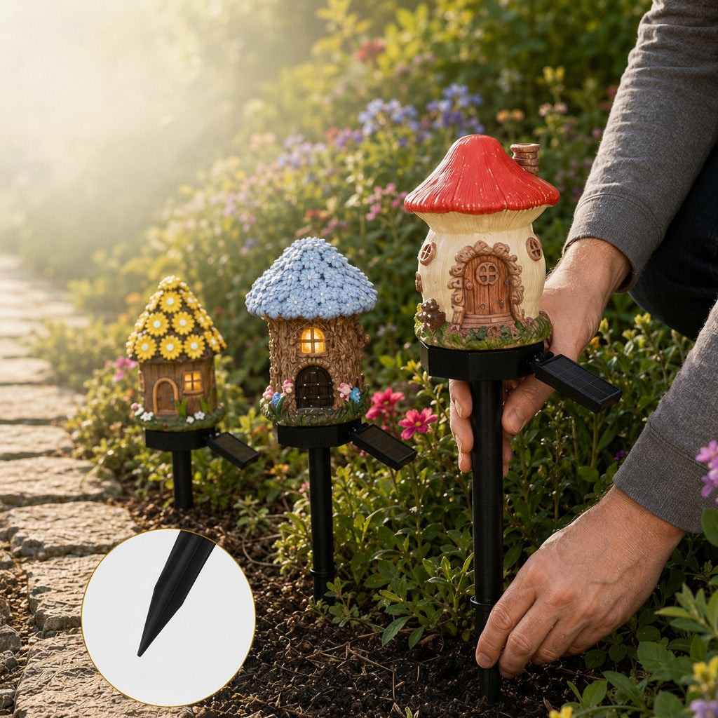 MUSHLUNA – Solar Mushroom Garden Light for Enchanting Outdoor Decor