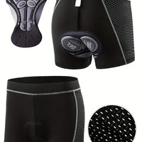 PEDALFIT - Elastic Waistband Bike Shorts for Men, All-Season Mountain & Road Riding