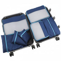 JOURNEASY - Portable 7pcs Suitcase Organizing Bag Set for Travel