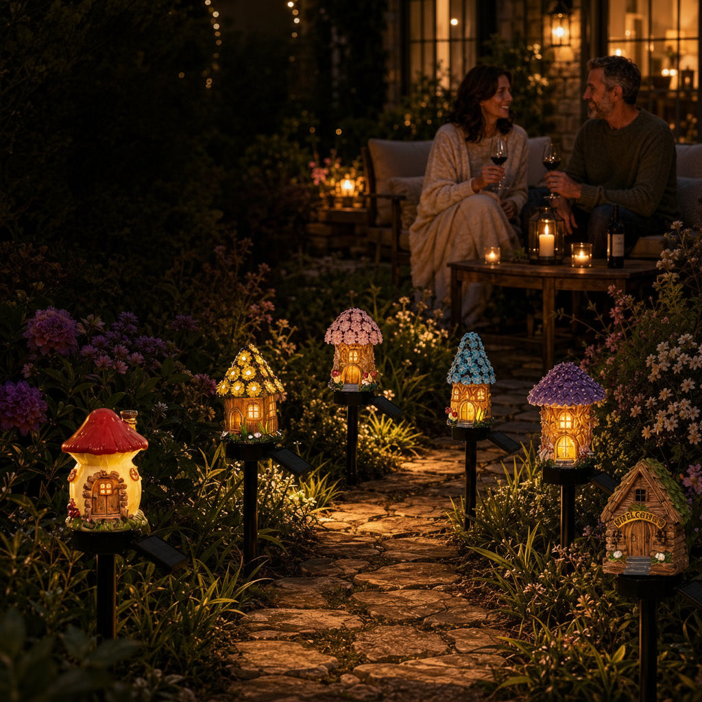 MUSHLUNA – Solar Mushroom Garden Light for Enchanting Outdoor Decor