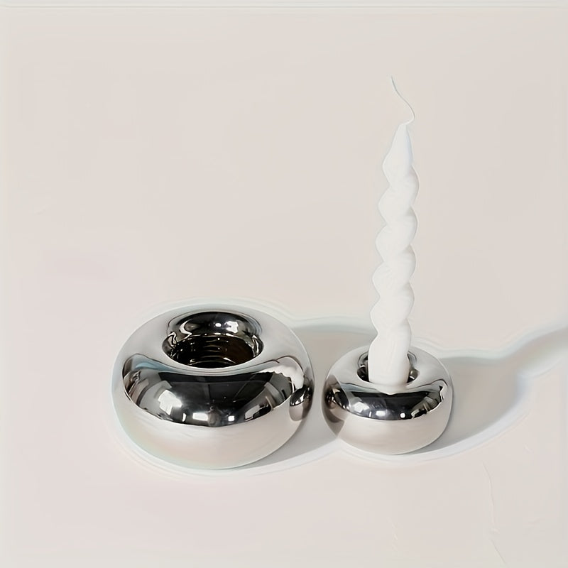 AURAGLEAM DISK – Modern Ceramic Tea Light Holder