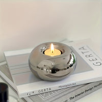 AURAGLEAM DISK – Modern Ceramic Tea Light Holder