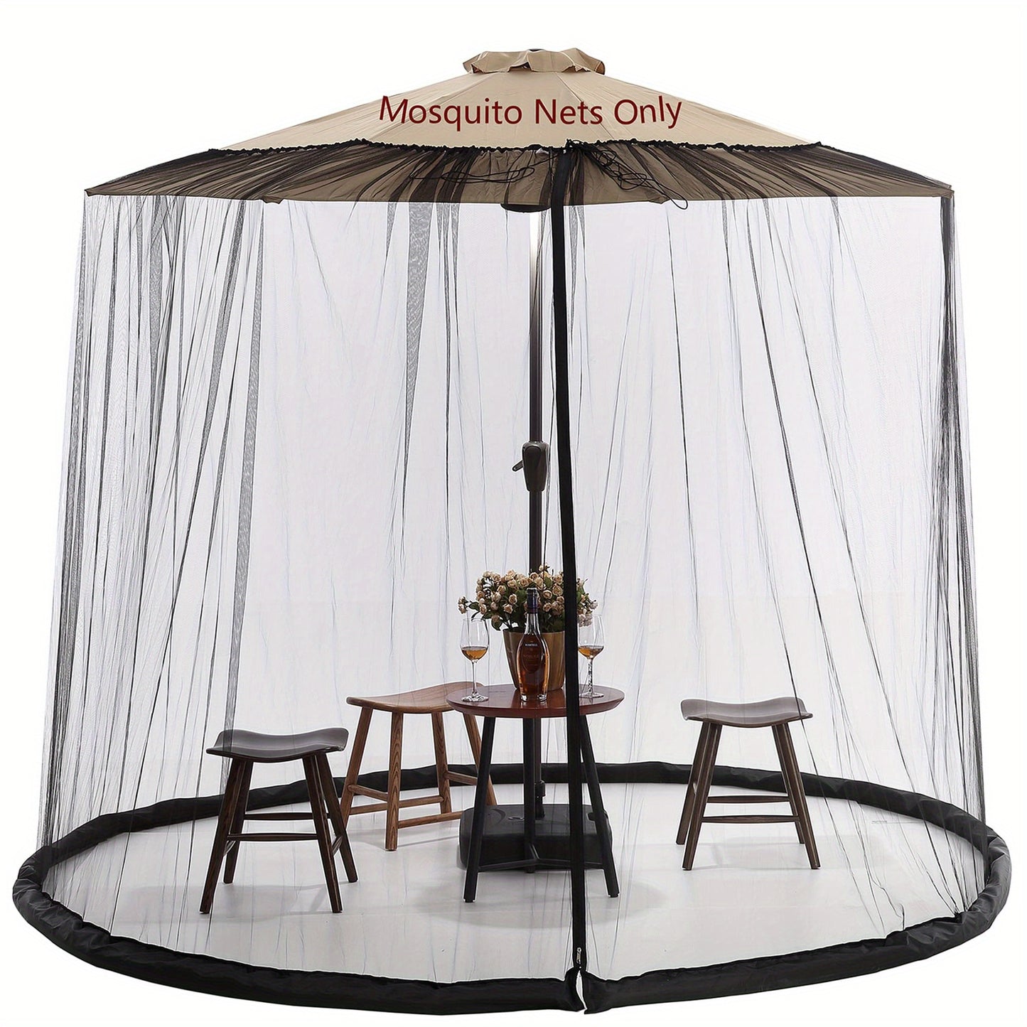 NETPARASOL – Outdoor Umbrella Mosquito Net Tent