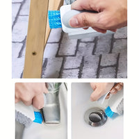 CLEANPRO - 2-in-1 Crevice & Floor Scrub Brush, Durable Plastic, Portable Design