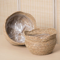 RATTANPOT – Handwoven Scandinavian Planter for Natural Boho Plant Decor