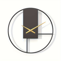 MODERNIX ROUND – 16-Inch Minimalist Metal Wall Clock