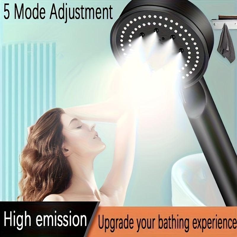 ELVORRA - Premium 5-Mode High-Pressure Hand Showerhead