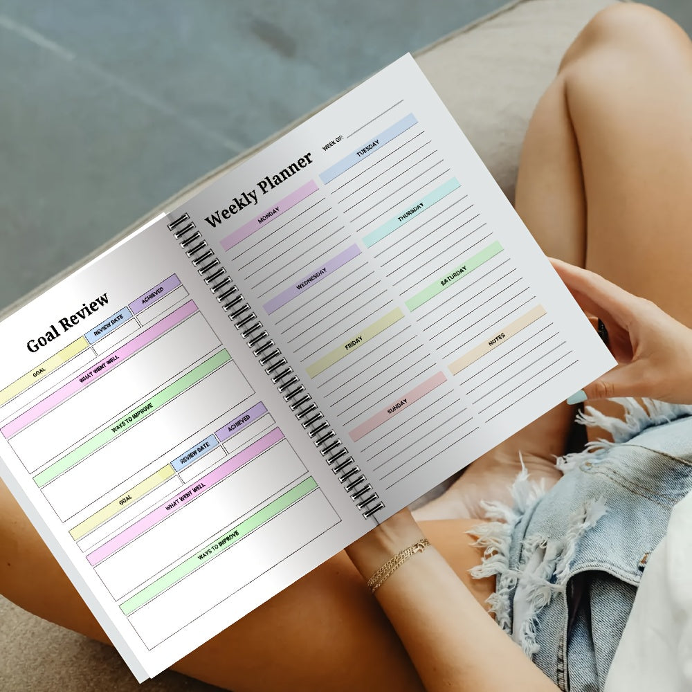 FOCUSVAULT – 2026 Exclusive ADHD Adult Planner Structured Daily & Weekly Productivity Journal