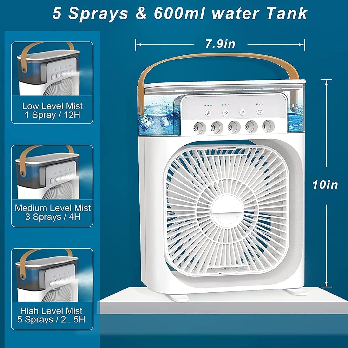 COOLMIST – Portable Air Cooler for Home, Office, and Travel Use