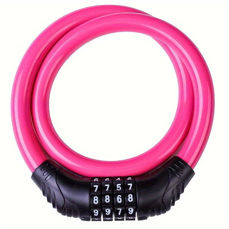 BIKEGUARD - Steel Security Cable Lock With 4-Digit Code