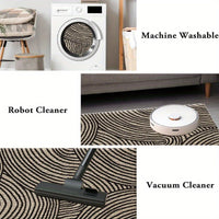 HOMESPRING - Abstract Swirl Pattern Doormat for Indoor and Outdoor Use