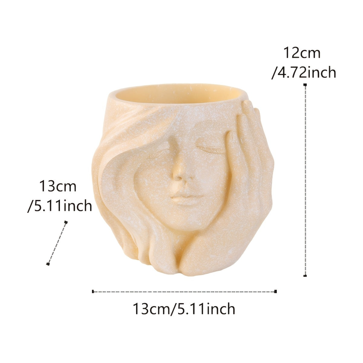 FACERPOT – Artistic Face Planter for Stylish Indoor & Outdoor Plant Display