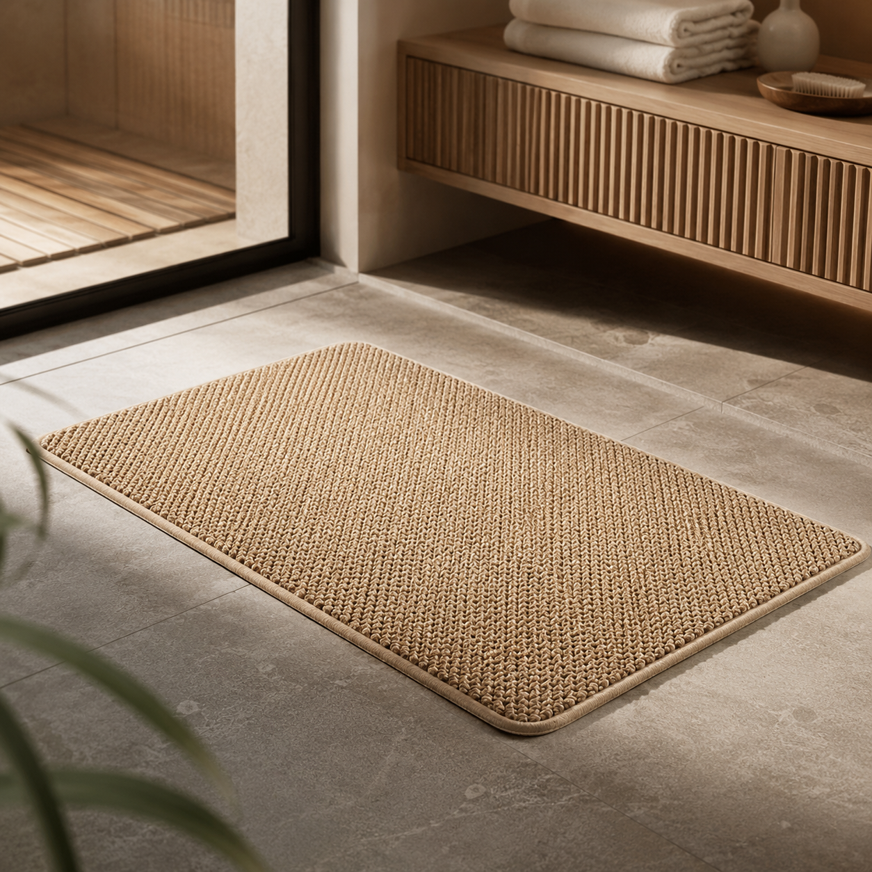 Absorbent Doormat for Indoor & Outdoor Entrances | Non-Slip | Quick-Drying | Dirt-Trapping Entry Mat | Hallway, Patio & Front Door Rug