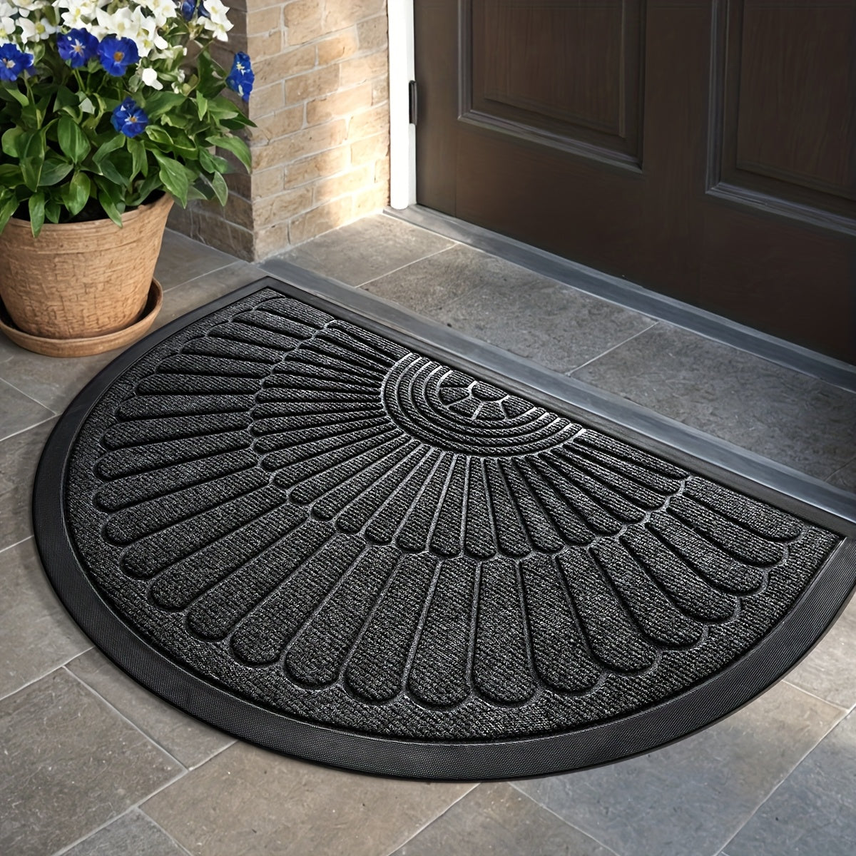 DOORMATE - Durable Low Profile Entryway Mat for Front Door, Patio & Garage