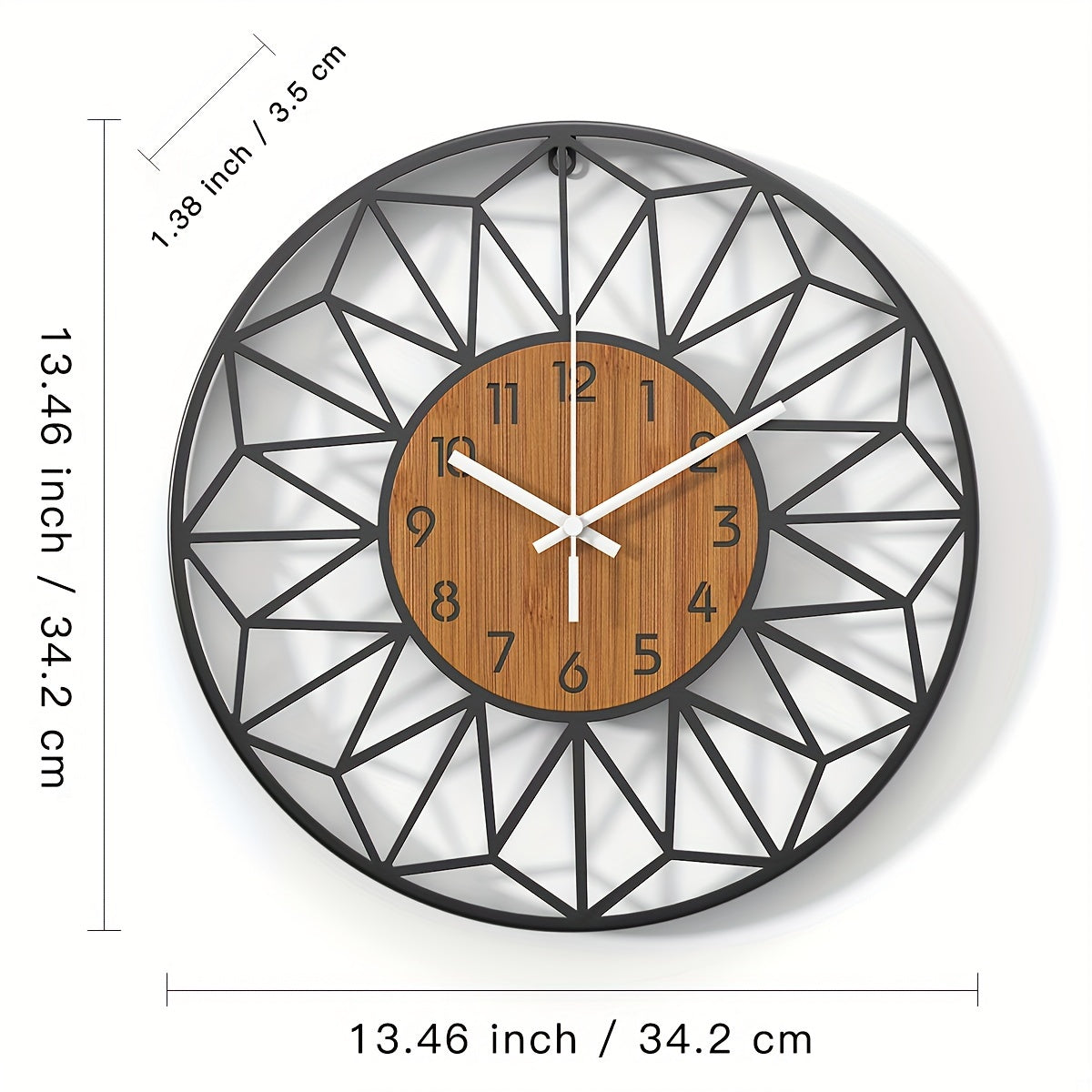 METALWOOD HOLLOW – Hollow Metal Wall Clock