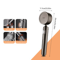 STEELRAIN – Powerful Stainless Steel Handheld Shower Head