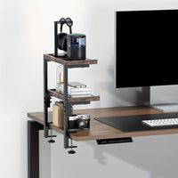 NEATSPACE - Double-Layer Clip-On Desk Storage Rack for Home Office Essentials