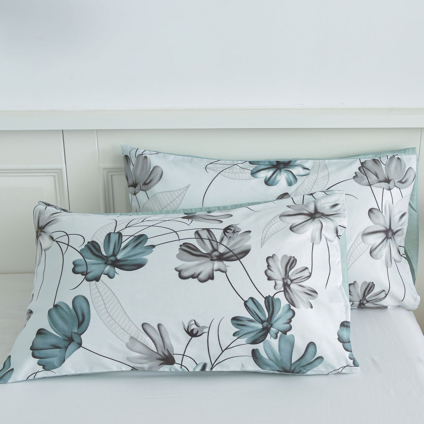FLORABEL – 3pcs Flower Print Bedroom Bedding Set