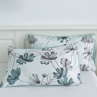 FLORABEL – 3pcs Flower Print Bedroom Bedding Set