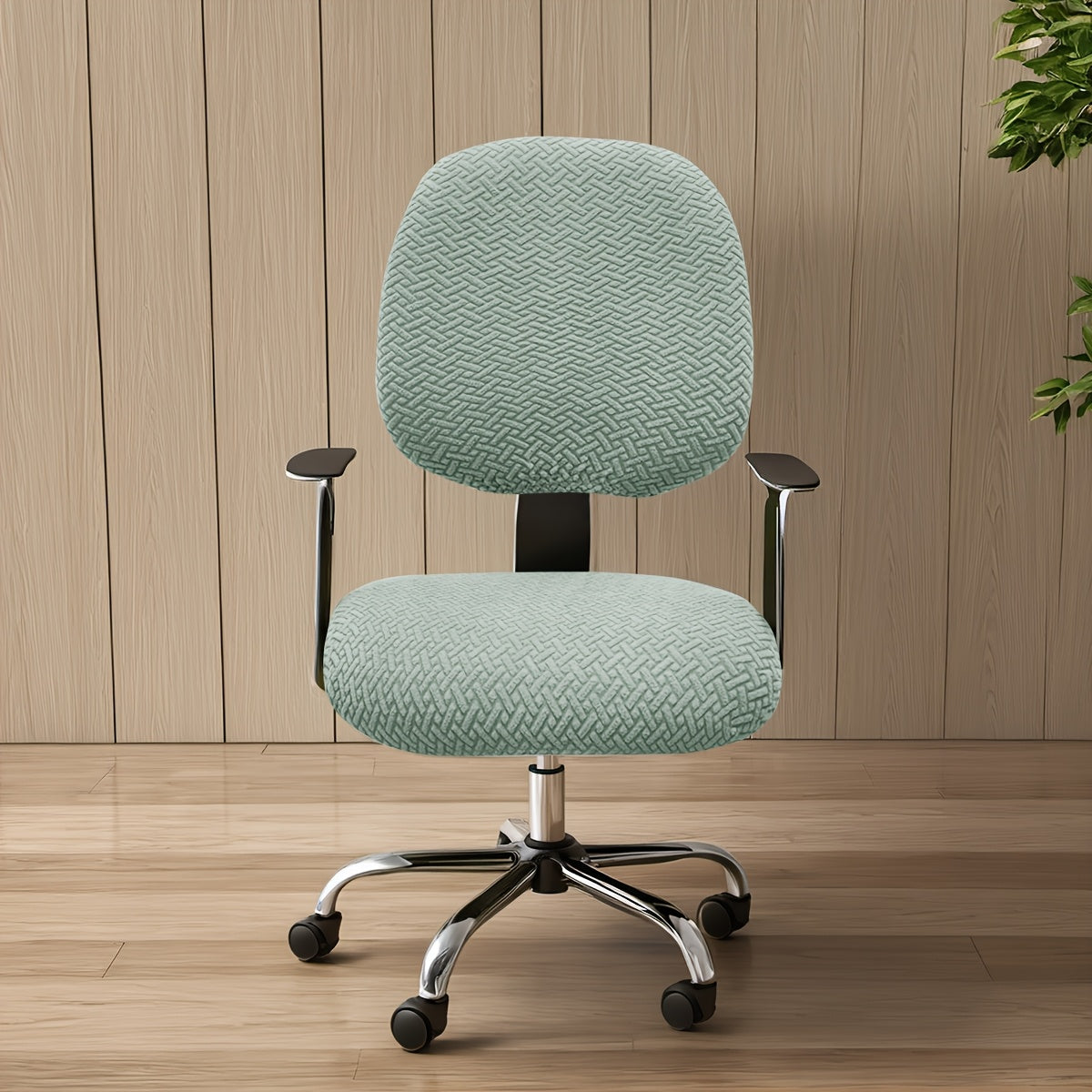 OFFICEGUARD – Elastic Split Cover Set Chair/Back for Clean